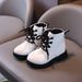 Boys Martin 2025 New Fashion Children's Canvas Short Girls Spring Autumn Single Boots For Toddlers And Young Children_vogvips.com
