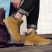 New Anti-splashing Water Mid-top Warm Outdoor Hiking Shoes Hiking Shoes_vogvips.com