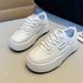 Korean Version Of Fashionable White For Women In Spring 2025, Thick Soled Trendy Shoes, Height Increasing New Student_vogvips.com