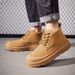 Men's Shoes Large Size Men's Martin Boots Snow Boots Men's Outdoor Casual Shoes Men's Work Shoes Thick Bottom Mid Cut Shoes Men_vogvips.com