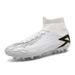 New broken spike football shoes for men high top adult plus size youth training spike sneakers_vogvips.com