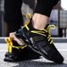 Cross-border Plus-size Men's Light Luxury Trendy Lightweight Breathable Fly-knit Running Shoes, New Mesh Casual Sports_vogvips.com