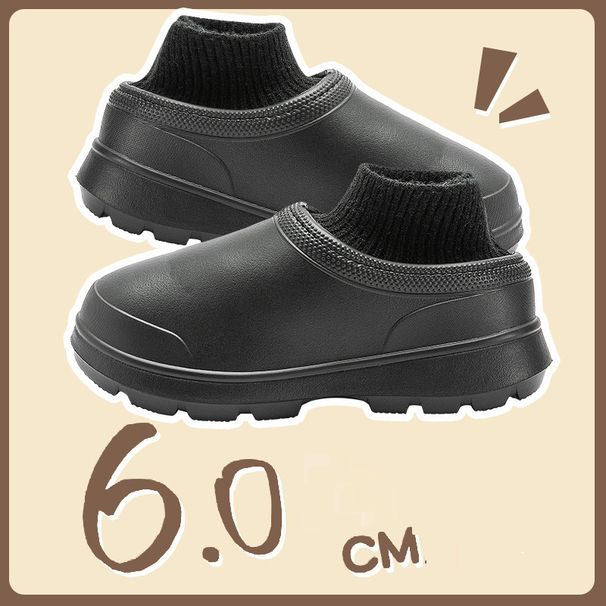 Women’s Shoes Waterproof Cotton Slippers For Women In Winter New Indoor Home Furnishing Warm Outdoor Non Slip Cotton Shoes For Men In Winter_vogvips.com