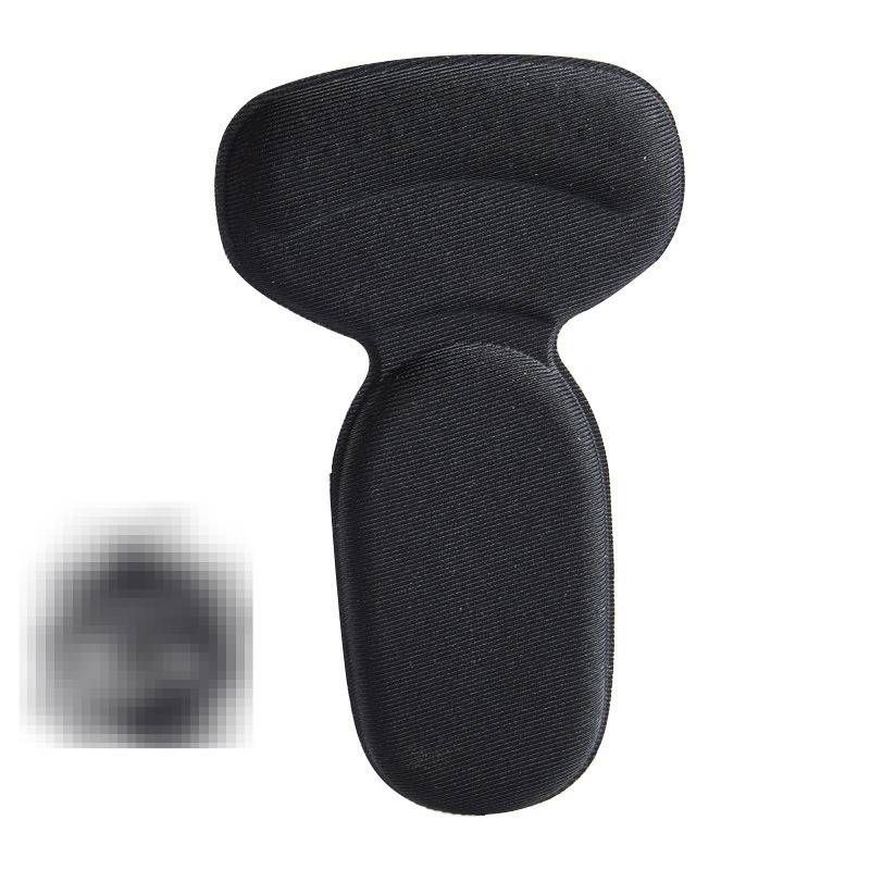 T-shaped Thickened Heel Sticker 2-in -1 Large Change Small Anti-heel Drop Anti-wear Anti-slip Adjustment Shoe Size High Heel Insole Half Size Pad_vogvips.com