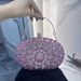 Women's Heart Heels & Sunflower Bag Set – Crystal-Embellished Sandals With Beaded Evening Clutch (Gala Glam Combo)_vogvips.com