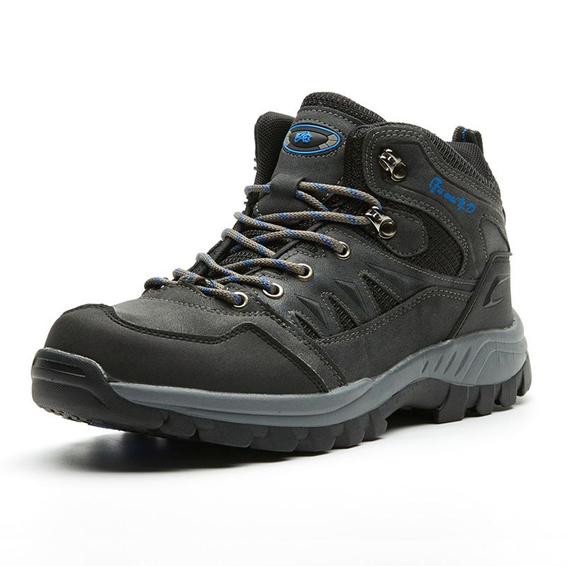 High-top Boots Women Comfortable Casual Lace-up Anti-slip Outdoor Hiking Shoes Men Breathable Thick-soled Ankle Boots Men_vogvips.com
