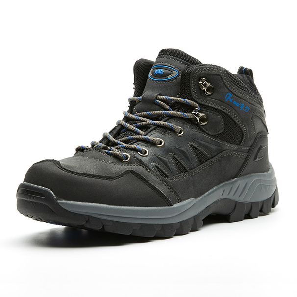 High-top Boots Women Comfortable Casual Lace-up Anti-slip Outdoor Hiking Shoes Men Breathable Thick-soled Ankle Boots Men_vogvips.com