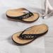 plus-size Women's Summer Outdoor Wear Herringbone Wedge Chain Sandals For Women_vogvips.com