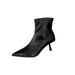 French Style Pointed Toe Stiletto High Heel Ankle For Women, Spring And Autumn, High-End Fashion Slip-On Elastic Slim_vogvips.com