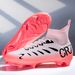 High-Top Soccer Cleats For Men And Women - Anti-Slip Synthetic Leather Training Shoes With Rubber Outsole For Indoor & Outdoor Football_vogvips.com
