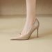 cameido High - Heeled Shoes For Female Etiquette, Pointed - Toe, Thin - Heel, Extra - High - Heeled Single - Soled Shoes, Simple And Elegant_vogvips.com