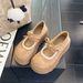 Thick-soled Height-increasing Full-bag Burken Shoes For Women With Bow Velcro, One Foot To Pair With A Skirt, Single Shoe_vogvips.com