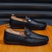 .Men's Fashionable Slip-on Shoes With Soft Soles And Breathable Design, Popular British Loafers, Business Leather Shoes_vogvips.com