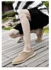 Men's Shoes Fly-woven Lazy One-pedal Simple Solid Color Soft-soled Casual Men's Board Shoes_vogvips.com