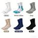 4 Pairs Men Professional Basketball Mid Tube Thick Towel Bottom Breathable Athletic Sports Socks Cushioned White_vogvips.com