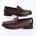 Euro Step Genuine Men's Breathable Slip-On Loafers Casual Leather Business Shoes Brown_vogvips.com