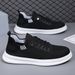 Men's Slip-On Sneakers - Breathable Knit Mesh Casual Shoes For Walking & Daily Wear (Lightweight Comfortable & Easy On/Off Design)_vogvips.com