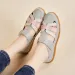 New Summer Loafers Women Ladies Comfortable Flats Walking Sandals Covered Toe Beach Woman Footwear Shoes_vogvips.com