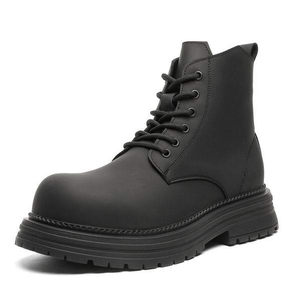 Vintage Martin Boots Men's High-top Locomotive Leather Boots Men's Heavy American Tooling Boots_vogvips.com
