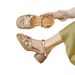 Retro Soft Leather Thick-Soled High-Heeled Open-Toe For Women, 2025 Summer New Style, Woven Color-Block Chunky Heel_vogvips.com