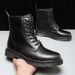 New Classic High-top Leather Martin Boots, Casual Board Shoes, Work Clothes, Boots, Leather Boots, Fashionable And Versatile For Men And Women_vogvips.com