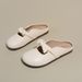 Girls' Summer Slip-on Casual Half-toe Flip-flops In Soft Material, Perfect For All Occasions. Soft Style, Suitable For Loungewear._vogvips.com