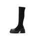 for Women, Large Tube, Long Thick Sole, High Tube Petite Slim Boots, Over-the-Knee Elastic Boots_vogvips.com