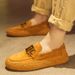 Men's 2025 Spring/summer New Breathable One Foot Casual For Driving, Flat Bottomed Loafers, Bean S, British Single_vogvips.com