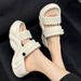 Women's Sandals 2025 Summer New Trendy Internet Celebrity Hot Thick-Soled Height-Increasing Beach High-Value Slippers_vogvips.com