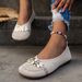 New Cross-border Round-toe Flat-soled For Women, Knitted Low-heel Soft-soled Nurse Mom Shoes, Loafers_vogvips.com