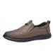 Men's Summer Slip-on Loafers, Soft-soled, Non-slip Driving Shoes, Breathable, Versatile, Comfortable Business Casual_vogvips.com