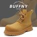Martin Boots Medium Top Men's Chelsea Short Boots Casual Wear-resistant Desert Tooling Boots Men's Boots_vogvips.com
