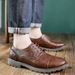 ShoeVault Cross-Border New Leather Retro Derby Men's Casual Outdoor Work British Large Size Shoes_vogvips.com