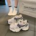 Women's Sier Dad New All Match Thick Sole Heightening Breathable Casual Mesh Sports Shoes For Women_vogvips.com