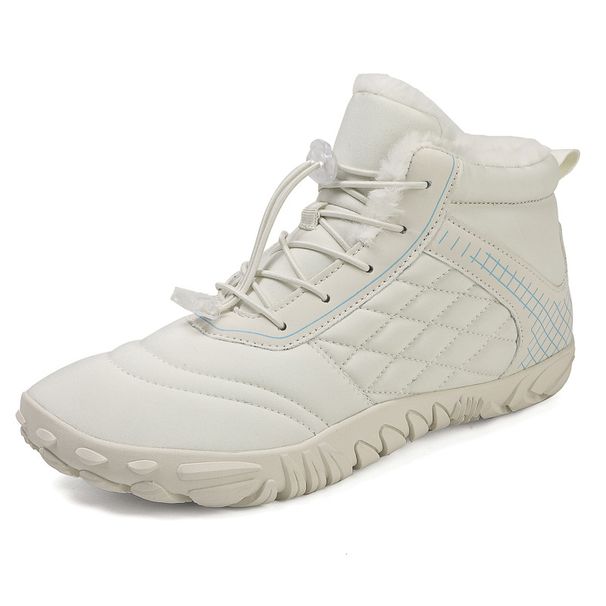 Unisex Thermal Waterproof Slip-Resistant Snow Boots With Fleece Lining - Outdoor Hiking Shoes For Men & Women (Multiple Colors & Sizes)_vogvips.com
