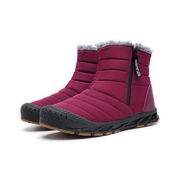 Outdoor Hiking Snow Boots, Winter Velvet Warm And Non Slip Cotton Shoes_vogvips.com