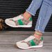 Women's Shoes Large Size Single Shoes Women's Casual Flower Lace Up Single Shoes_vogvips.com
