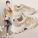 H6579 New 2025 Color-Block Thick-Soled Sports Leather Height-Increasing Student Fashion Women's Korean Style Dad Shoes_vogvips.com