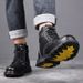European Warm Series Martin Trendy Casual Mid-Top Leather Boots Winter Plush Work High-Top Men's Shoes_vogvips.com