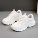 New Style Dad For 2024 Spring Summer Breathable Mesh White Sneakers Women Height Increasing Thick Sole Versatile Sports_vogvips.com
