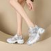 Inner Height-increasing Breathable Chunky Sneakers Petite Women, 2026 Spring New Model, Thick-soled Versatile Casual_vogvips.com