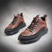 Men's Running Shoes Leather Shoes Athletic Shoes Sneakers Synthetic Breathable Lightweight Sneakers_vogvips.com