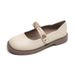 T Platform Mary Jane Shoes Female French Fairy Style With Skirt Sweet Single Shoes Large Size Women's Shoes_vogvips.com