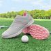 Waterproof Golf Shoes Female Spikeless Golf Sneakers Lightweight Anti Slip Walking Footwears_vogvips.com