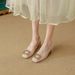 MTX Sheepskin Version ~ High Heels Fashionable Outdoor Wear High-end Thick Heel Single For Women 2025 Formal Professional_vogvips.com
