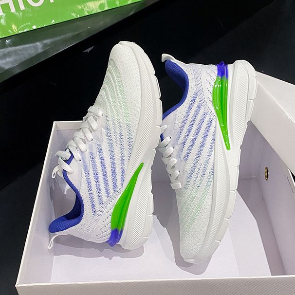 New Breathable Flying Woven Sports For And Women Running Thick Soled Casual Shoes Men F_vogvips.com