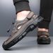 Hollow Men's Sandals With Soft Sole 2025 Summer New Vietnam Roman Leisure Beach Cave Hundred Pagoda Baotou Leather Shoes_vogvips.com