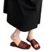 Cross-border Flat Sandals With Pleated Soft Leather, Women's Summer Outdoor Casual Vacation Style, Beautiful And_vogvips.com
