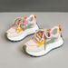 BN016 1 Women's 2024 Autumn Height Enhancing Casual Breathable Thick Soled Color Matching All Match Sneakers Candy Color Trendy Brand_vogvips.com