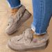 Women's Winter Plush Lined Slip-On Snow Boots With Thick Rubber Sole - Cozy Casual Shoes For Cold Weather In Multiple Colors & Sizes_vogvips.com